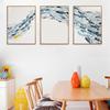 School of Fish Blue Watercolor Decor Nordic Poster Print Minimalist Wall Art Canvas Painting Picture Living Room Home Decor