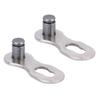 1 Pair Speed Bike Bicycle Chain Link Connector Mountain Bike Joints 10 Speed Chain(Silver)
