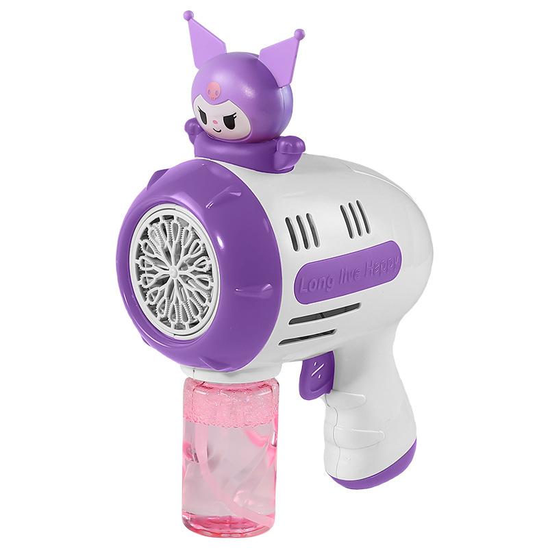 Stitch Elektrische Seifenblasenpistole Kinderspielzeug Blasenmaschine Automatischer Seifenbläser Mit Licht Outdoor-Spiele Jungen Und Mädchen Geschenk