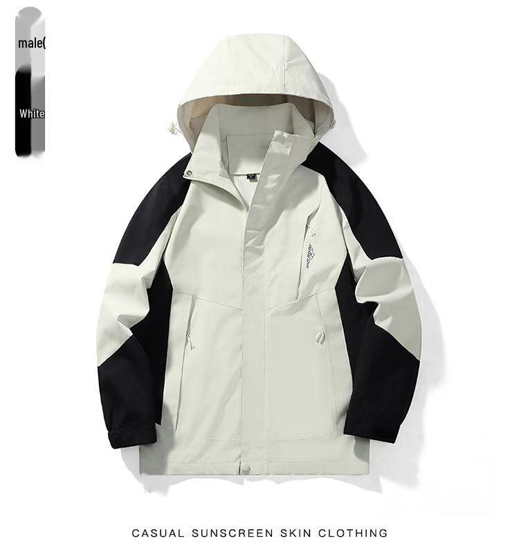 Unisex Waterproof Windproof Rain Jacket for Spring/Autumn - Lightweight Outdoor Travel & Mountaineering Coat