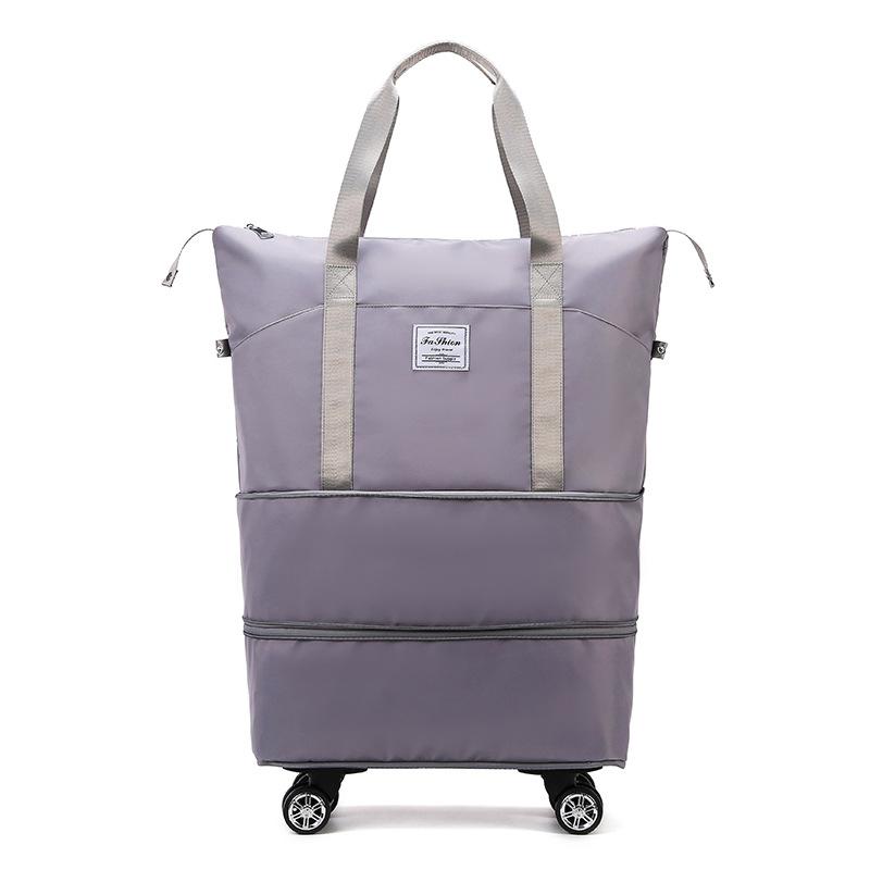 Universal Wheel Travel Light Portable Luggage Bag Storage Bag Maternity Bag Dry and Wet Separation Large Capacity Fitness Yoga Bag