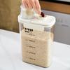 Transparent Kitchen Storage Box for Grains and Cereals - Moisture and Insect-Proof, Portable, Sealed
