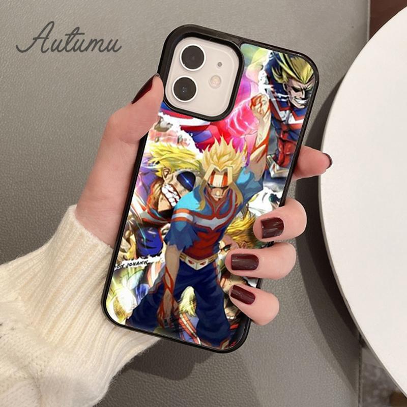 My Hero Academia Cartoon Anime Japan Phone Case for iPhone 11 12 13 14 Pro Max Mini XR XS SE 2020 7 8 Plus Samsung S21 S22 Cover