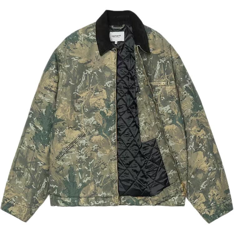 Carhartt WIP FW25 OG Detroit Jacket Classic Zip Front Loose Fit Inner Chest Pocket Detroit Jacket Men jackets I035614-3BL-06