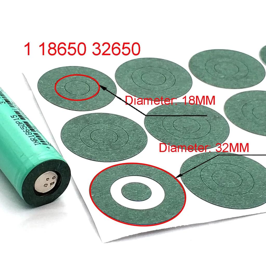 Insulation Paper 18650 21700 32650 Li-ion Battery Insulation Gasket Barley Paper Battery Pack Cell Insulating Glue Patch