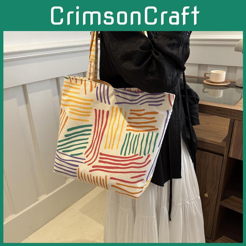 Large Capacity Stylish Casual Shoulder Bag For Women In Colorful Street Fashion Design