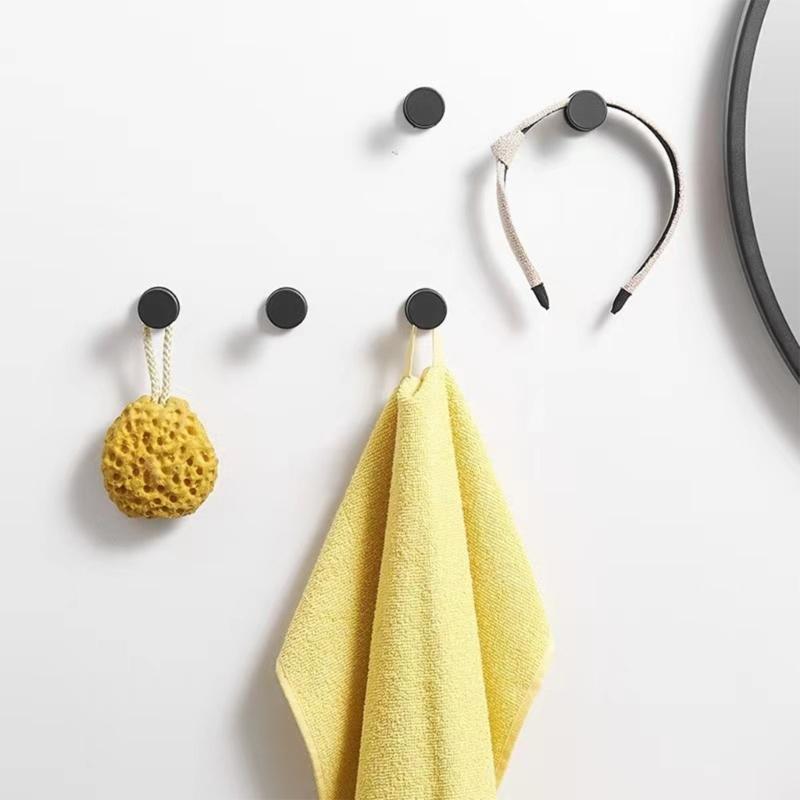 5 st Elegant Dekorativ Dörrkrok Set Kapacitet Bärbart Tillbehör för Loofah Badrock Rock Hatt Nyckel I Badrum Eller Dusch