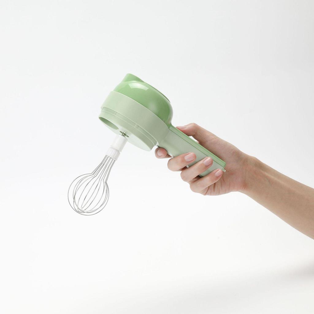 Electric Handheld Vegetable Chopper & Garlic Masher - Portable Kitchen Slicer & Cutter