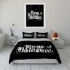 Bring Me The Horizon Black Bedding Set Bedding set (1 duvet cover, 2 pillowcases, duvet not included)