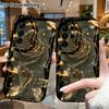 Phone Case: 2D Flat Samsung Galaxy A34 A35 S20 S22 S21 FE Plus Ultra Protective Case, Gilded Black Rose, Christmas and Halloween Holiday Gift