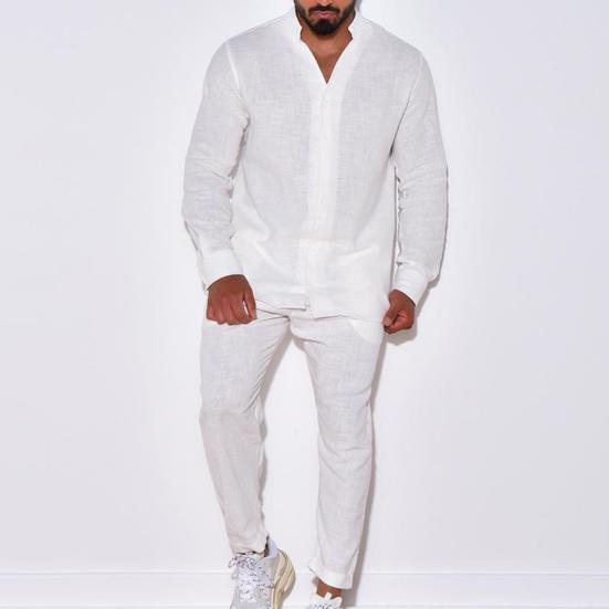 sachin and babi light blue dress Manfinity CasualCool Men's Casual Solid Color Jacket And Pants Set Men  Joggers Suit Men 2 Pieces main image 0