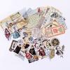 Journamm 60pcs/boxed Vintage Boxed Stickers for Scrapbooking Junk Journal School Supplies Creative Stationery DIY Deco Stickers