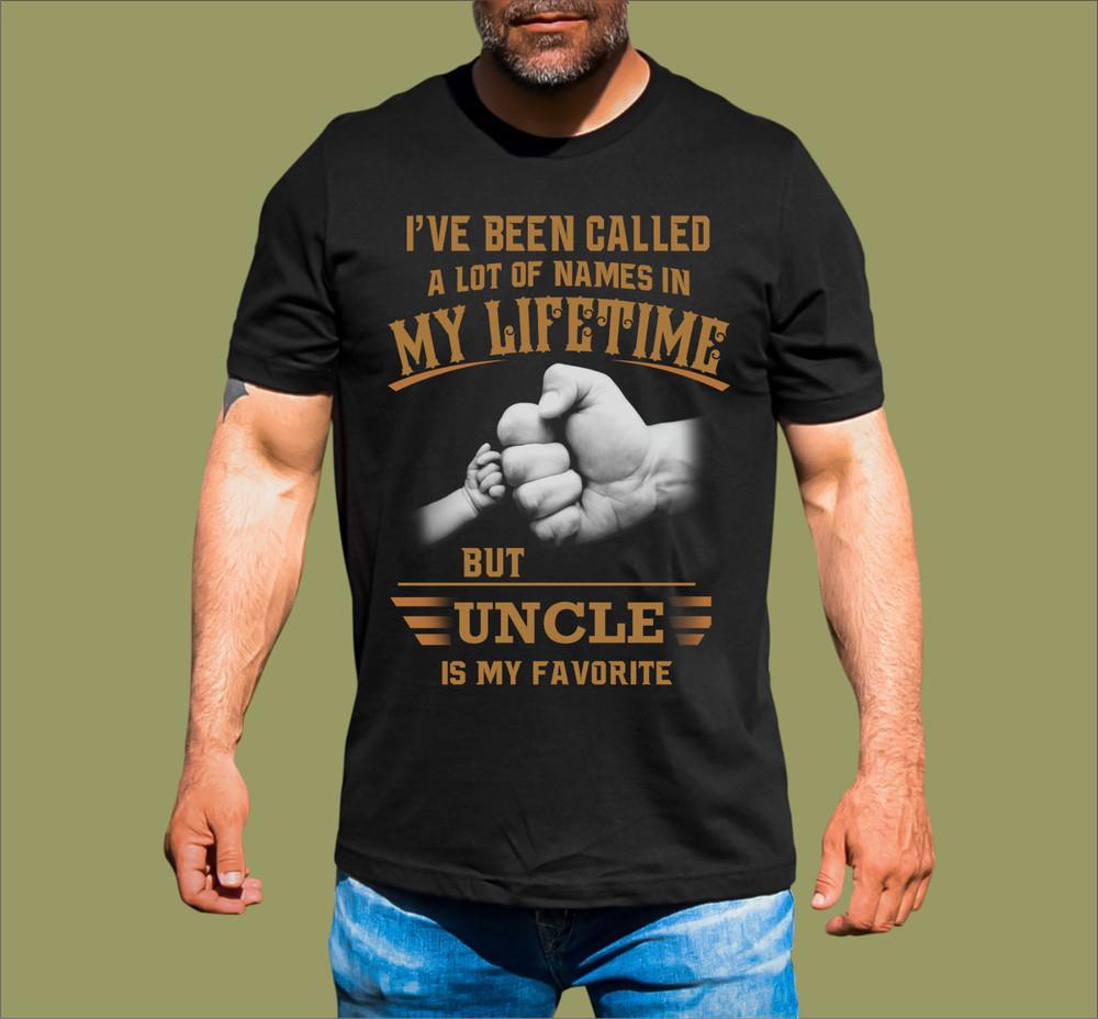 UNCLE IS MY FAVORITE T-SHIRT Unisex T-Shirt XXL