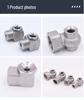 Stainless Steel High Flow Vortex Atomizing Spiral Nozzle with Hollow Cone and Threaded Spray.