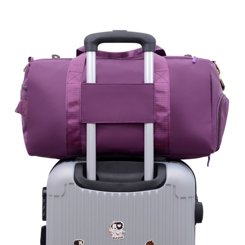 Large Capacity Duffle Travel Handbag Waterproof Dry Wet Separation Gym Sports Bag with Shoe Compartment Durable
