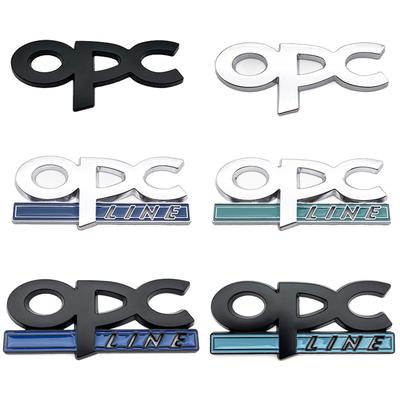 Insignias Emblemas OPC Línea Parrilla Delantera Pegatinas Traseras Para Opel Astra G H J K F Corsa D Zafira B ignia Mokka Regal Accesorios