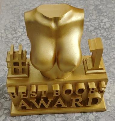 Nagroda za Najlepszą Pupę Kreatywna Nagroda za Najlepsze Piersi Złoty Ornament Trofeum Statuetka Zabawna Kreatywność Żywica Dekoracje Domowe Prezenty