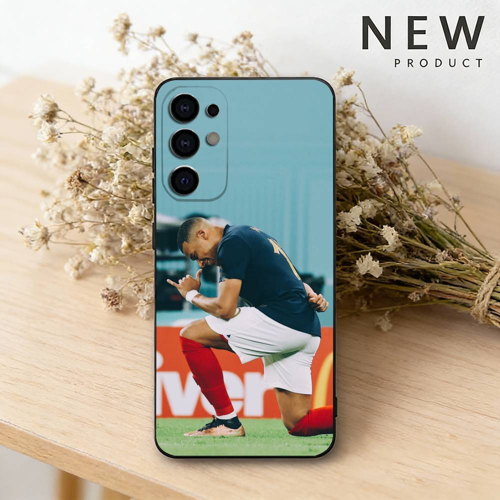 

Football K-Kylian M-MbappeS phone Case For Samsung S26,25,24,21,22,23,30,20,Ultra,Plus,Fe,Lite Black Soft Cover Samsung S20plus5G
