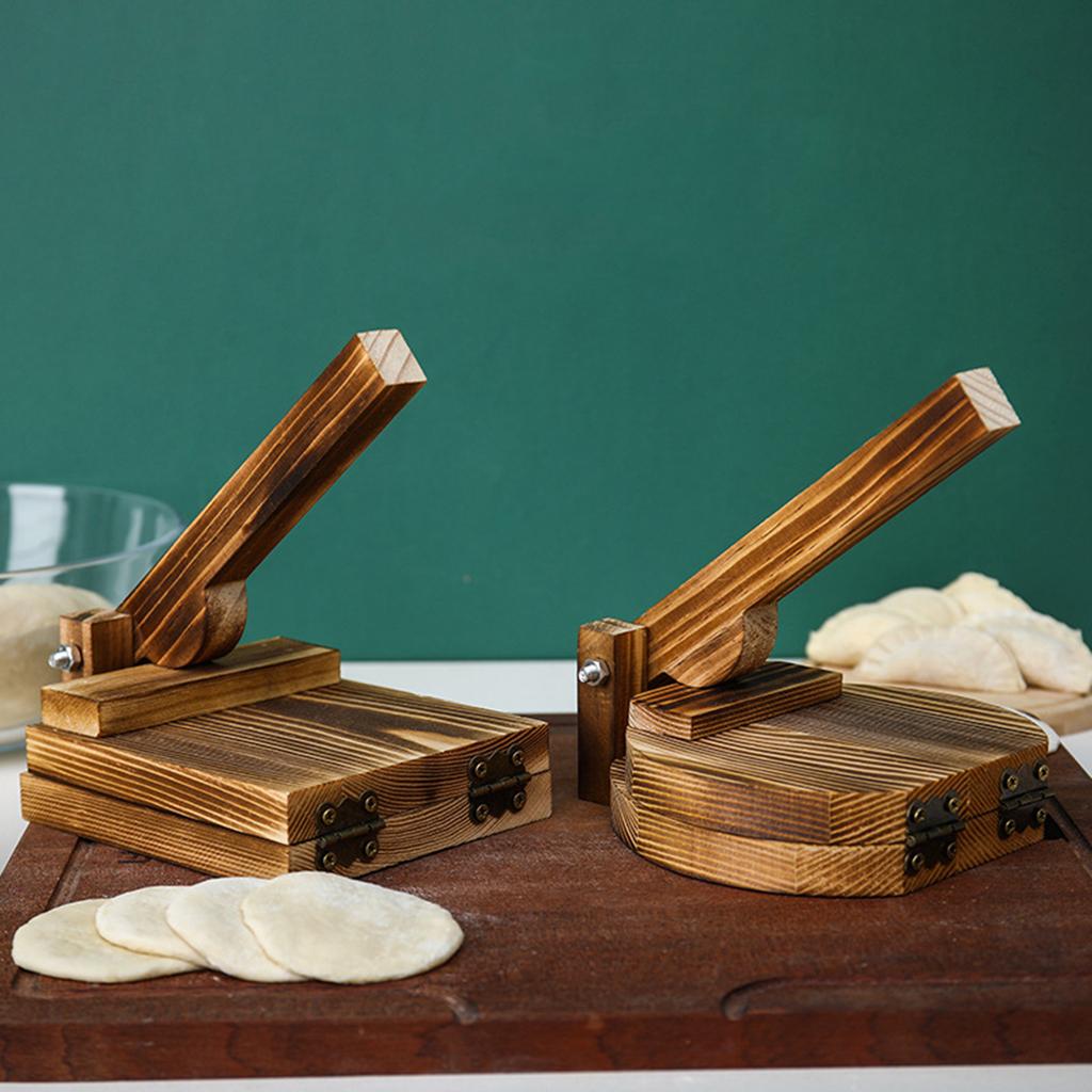 Ruční nástroj na výrobu knedlíků Stroj na výrobu knedlíků Dřevěný lis na tortilly Piknikové pečení Domácí kuchyňské doplňky