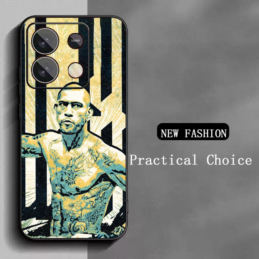 

Powerful fighter PeRera poster pattern Phone Case For Redmi Note 14 13 12 11 Pro Plus S 5G 14C A3 Soft Black Phone Cover Redmi Note 14 4G (Global)