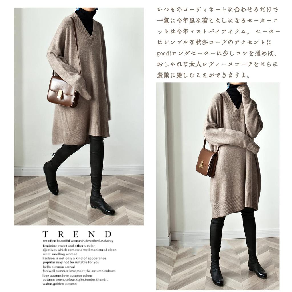 Solid Knit Long Sleeve Loose Perfect for and Plus Sizes and Elegant [xppe] Women's Sweater, Dress, Fit, Spring, Autumn, Winter, Warm, Available,