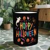 Halloween-Themed Laundry Basket, Featuring a Strange Design with Ghosts, Spiders, And Demons. This Foldable Basket Is Perfect for Storing Clothes And 