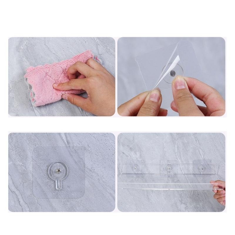 Wall Mounted Storage Holders Record Shelf Acrylic Display Shelves Clear Holder Floating Storage Stand Rack Organizers