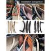 3Pcs Car Inner Door Panel Handle Pull Trim Cover For BMW E70 E71 X5 X6 2007-2014
