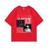Rapper 21 Savage I Am I Was Music Album Graphic T-shirt Men Hip Hop T Shirts Male Vintage Casual Tshirt Men Fashion Streetwear