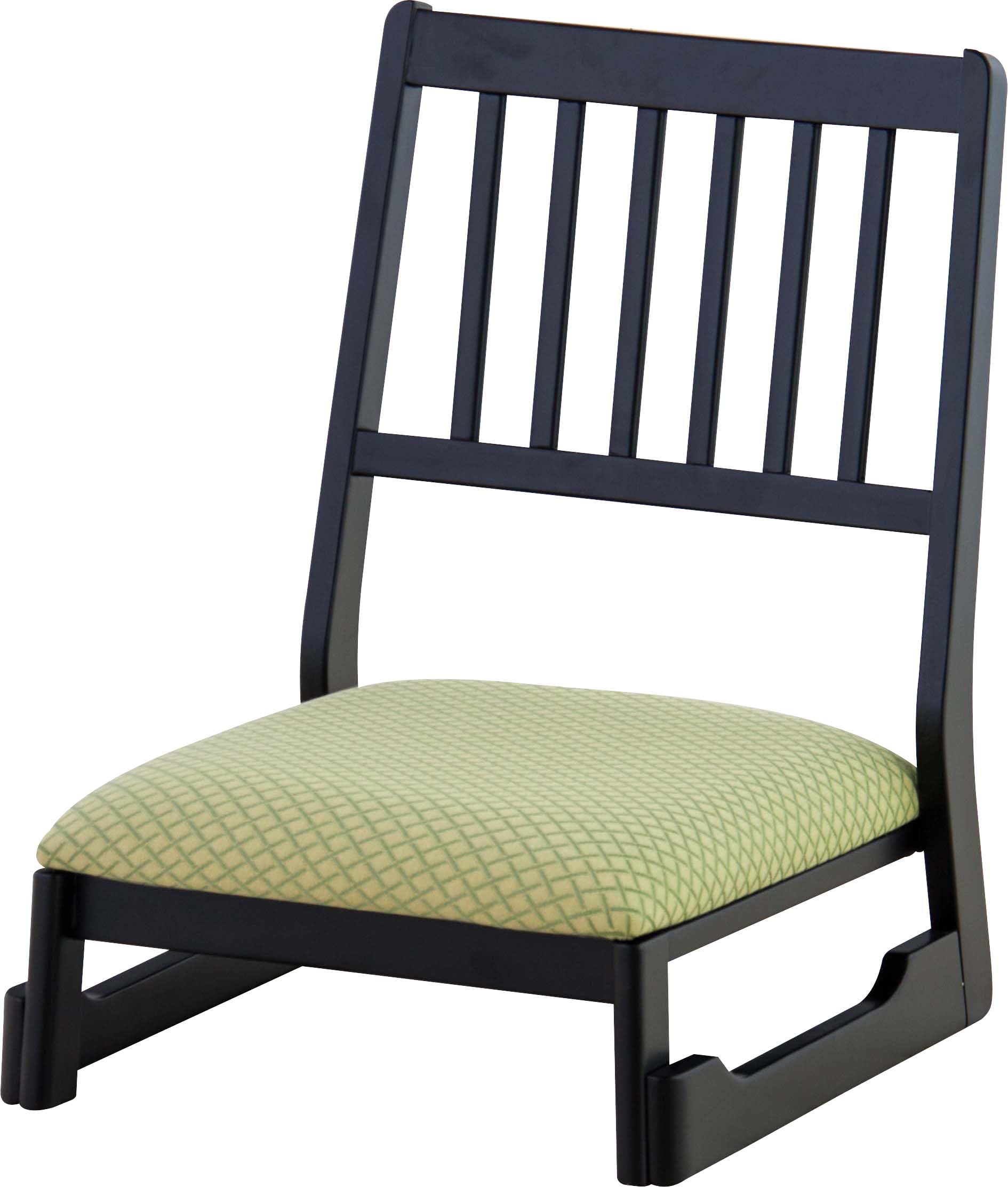 Буддийский стул для поминовения AZUMAYA, Низкий тип, Зеленый, BC-1040FYE