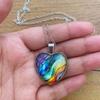 Pendant, Elegant and Dreamy Heart-shaped, Fashionable Chain Necklace