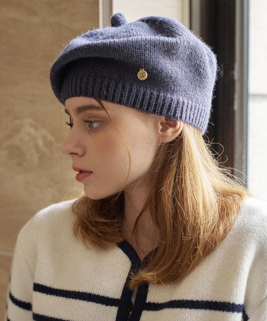 Hwaiteusaenjeu Knit Beret Hobro (4 Colors)