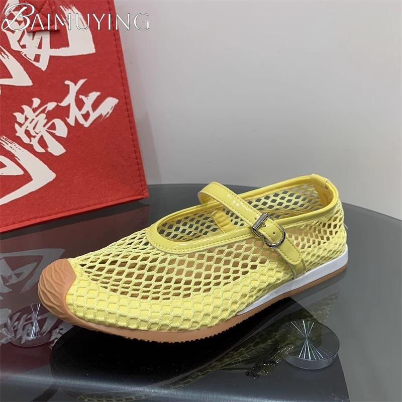Fashion Women Mesh Casual Sneakers Sport Shoes Woman Flat Sandals 2025 Trend Summer Marie Janes Shoes Comfort Loafers Shallow Sandalias