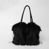 Women's Plush Shoulder Bag Large Capacity Tote Bag