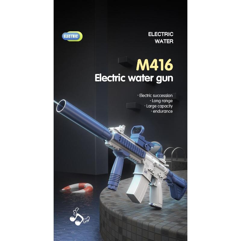 Sommer Vollautomatische Elektrische Wasserpistole Wiederaufladbar Langreichweitig Dauerfeuer Weltraum Party Spiel Spritzen Kinderspielzeug Jungengeschenk