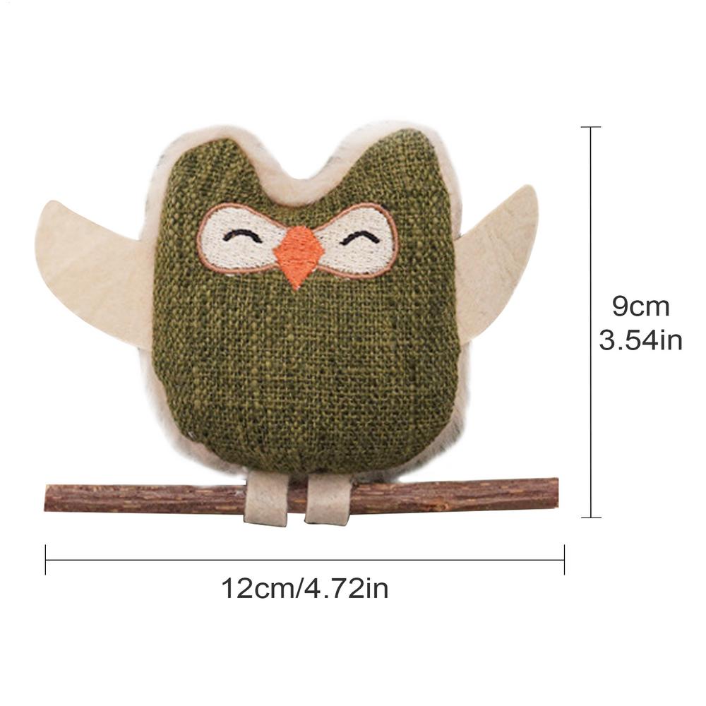 

Cat Toys With Catnip Plush Cat Chew Toys Enrichment Game Pet Supplies For Post-Meal Activity Training Alone Time Boredom зелёный