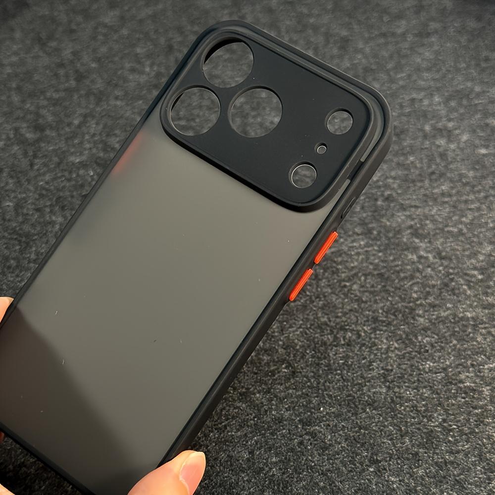 New Transparent Matte Case For 18 Pro 17 16 15 14 Plus 13 12 11 Pro Max Shock Resistant Soft Edge Hard Shell Back Cover