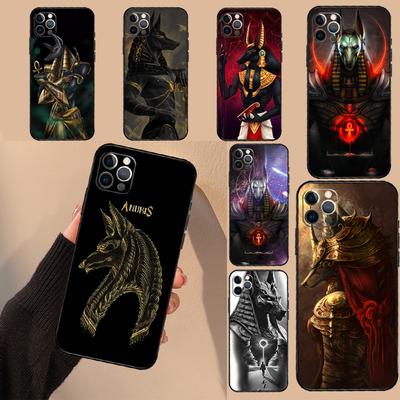 Anubis Ancient Egyptian God Phone Case For iPhone 16 15 14 11 12 13 17 Pro Max Mini 15 Plus 16e 17 Air Protective Cover