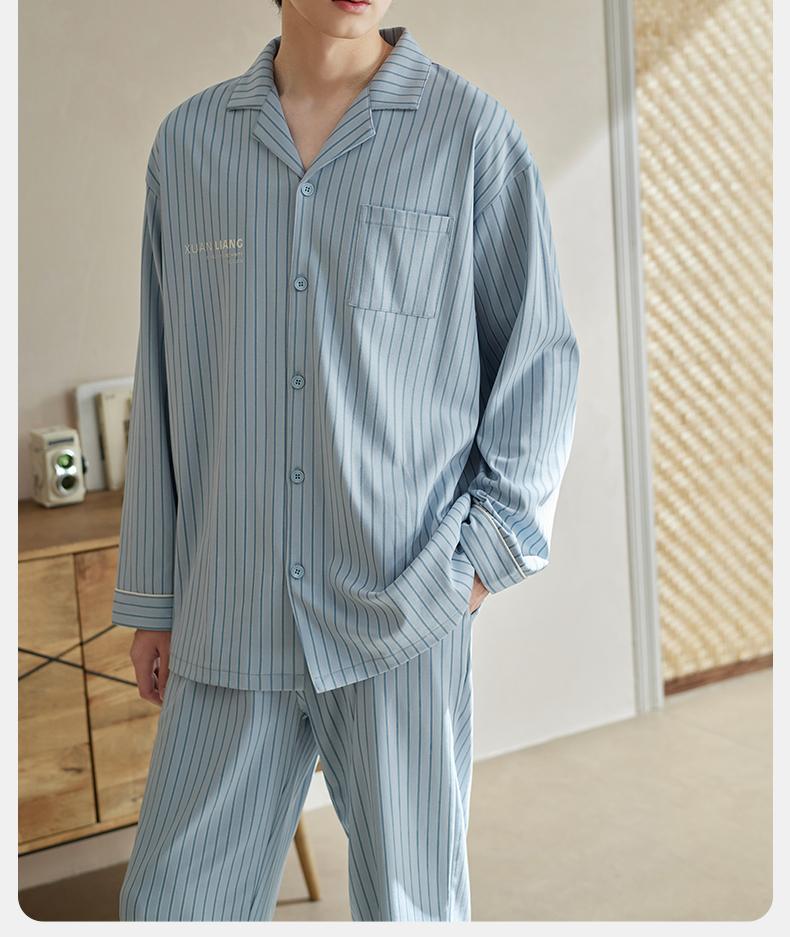 Xuan Liang Men's Cotton Pajama Set