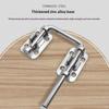 Sliding Door Latch Lock Zinc Alloy 90 180 Degree Rotatable Anti-Theft Universal for Patio Balcony Home Safety Guard