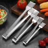 Edelstahl BBQ Lebensmittel Zange Anti Hitze Brot Clip Gebäck Klemme Grill Zange Küche Utensilien Kochen Küche Zubehör