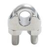 12 Pcs M12-M26 304 Stainless Steel Wire Rope Cable Clip Clamp U Bolt Saddle Fastener
