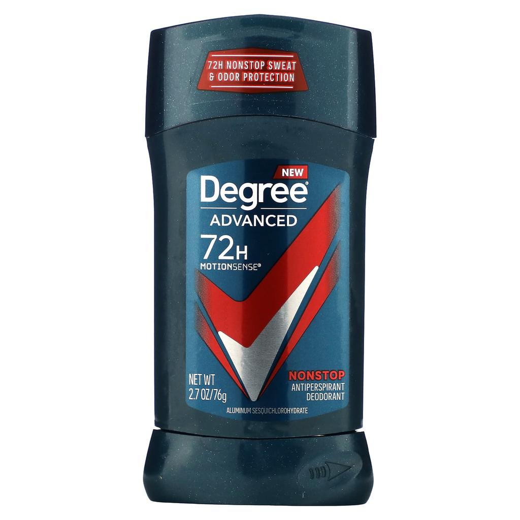 Degree Advanced 72 Hour MotionSens, Antiperspirant Deodorant, Non-Stop, 2.7 Oz (76 G)