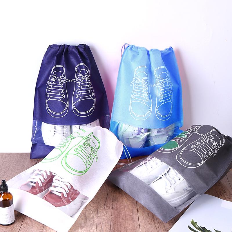 5/10PCS Shoes Storage Bags Non-woven Travel Portable Shoe Storage Bags Waterproof Shoe Cover Pouch Shoes Organizer Bag