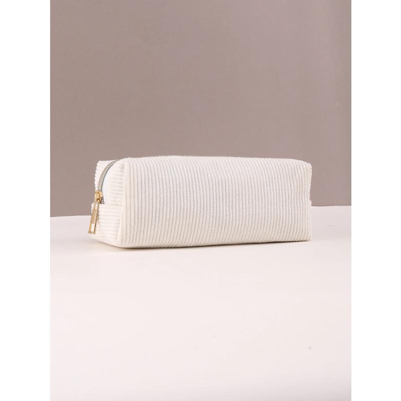 

1 шт. Пенал однотонный пенал школьные принадлежности пенал большой вместимости сумка для канцелярских принадлежностей пенал школьный пенал белый