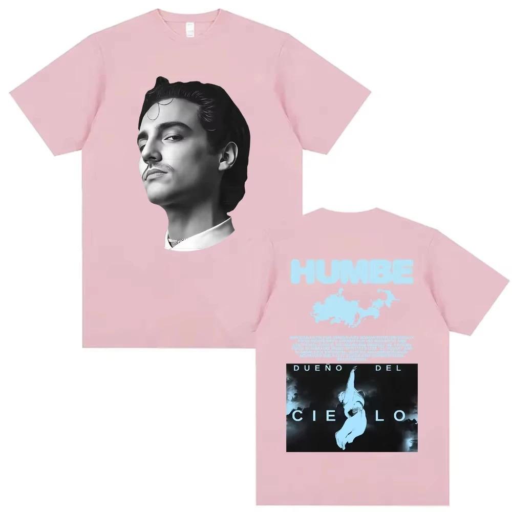 

Humbe Dueno Del Cielo World Tour 2026 Merch Tshirts Unisex Women Summer Fashion Tops Oversized T Shirt Vintage Hip Hop Tshirt Y2K 4XL