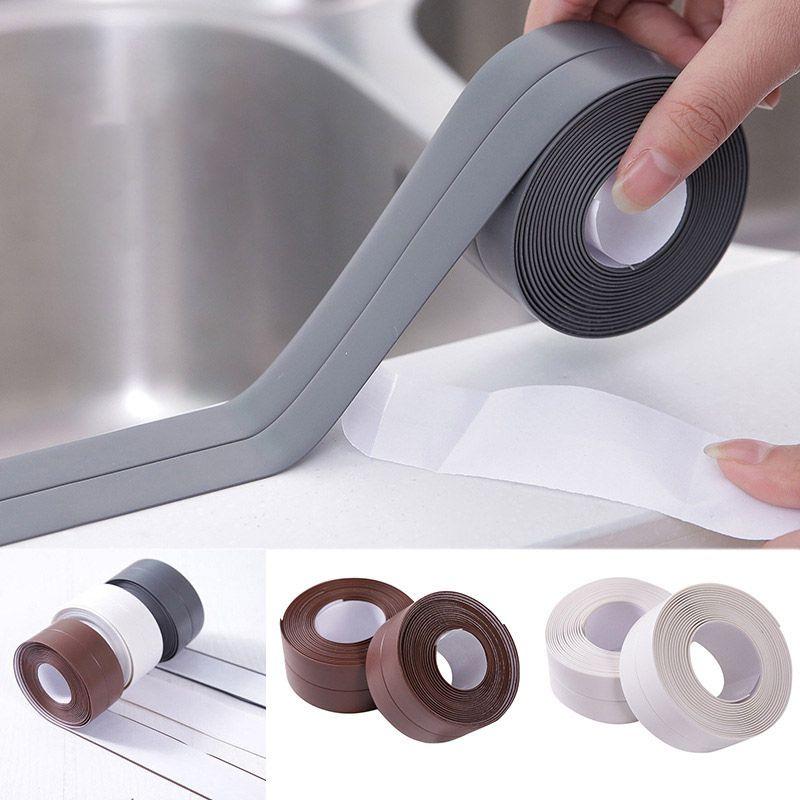 Colors Bath 4 Wall Sealing Strip Waterproof Selfadhesive Kitchen Tape Caulk