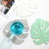 Diy Crystal Epoxy Irregular Leaf Coaster Pendant Silicone Mold Leaf Tray Mold for Casting with Resin Concrete Cement