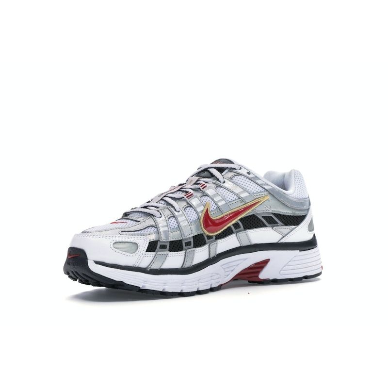 Nike P-6000 CNPT Metalíza Stříbrná Červená Dámské Tenisky Bílá-University-Červená BV1021-101