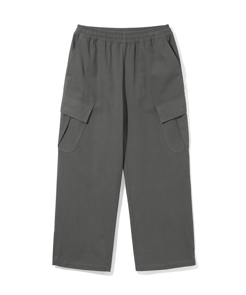 UCLA Unisex Full Elastic Basic Cargo Pants [Grey] (Ub3Lp83)